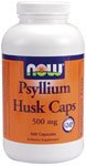 Psyllium Husk Caps by NOW Foods - (500mg - 500 Capsules)