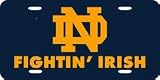 Notre Dame Fighting Irish Laser Cut Navy License Plate - SET OF 6 - Sports Merchandise