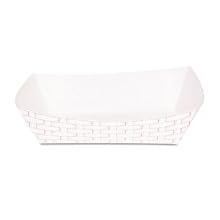 Boardwalk 30LAG500 5 Pound Capacity, Red Weave Paper Food Tray (Case of 500)