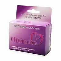 O' Yes Ultimate O Vibrating Reusable Condom Ring 1 ea.