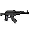 Brickarms Custom Lego Minifigure Weapon - AK ASSAULT RIFLE in BLACK