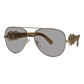 FENDI FS411 718 GOLD METAL SUNGLASSES