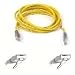 Belkin - Crossover cable - RJ-45 (M) - RJ-45 (M) - 10 ft - UTP - ( CAT 5e ) - yellow