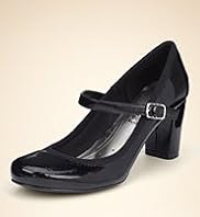 Footglove™ Fashion Freshfeet™ Leather High Heel Shoes with Insolia® & Silver Technology