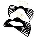 Joy Mangano Huggable Hangers Classic Makeover 72-pack - Chrome