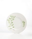 Martha Stewart Collection Maidenhair Fern Whiteware Basic Round Salad Plate
