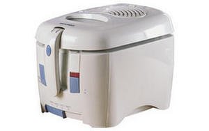 Micromark 41407 Adjustable Temperature Deep Fat Fryer 1800W - White