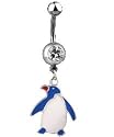Arctic Penguin belly button ring
