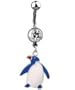 Arctic Penguin belly button ring