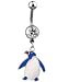 Arctic Penguin belly button ring