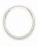 14kt White Gold Hoop Earrings- ES1424