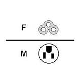 5' IEC320 C-5/NEMA 5-15P