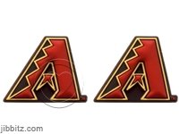 MLB ARIZONA DIAMONDBACKS Official Jibbitz Crocs Shoe Charms NEW COMPLETE SET