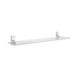 Pool Bathroom Glass Shelf Polished Chrome