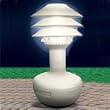 Patio Light PL100, All weather, portable outdoor light for patio or deck