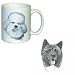 Akita Coffee Mug, Porcelain by Rosalinde (11 oz.)