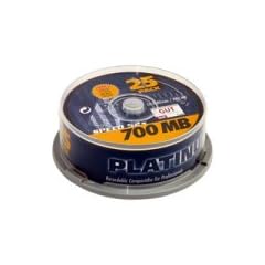 BestMedia CD-R/ 700MB Platinum CD-Rohlinge 80 Minuten 52x speed Spindel (25 St�ck)