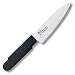 K5 Kitchen Knife, Black Kraton Handle, Plain
