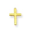 14k Post Cross Earrings