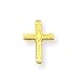 14k Post Cross Earrings