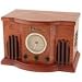 Heritage series AM / FM Stereo Table Radio with Built-In CD Player in Wood Veneer Cabinet