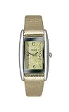 Fossil Straps Shimmery Gold Leather Champagne Dial Women's watch #ES2707