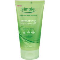 Simple Refreshing Facial Wash Gel, 5 oz