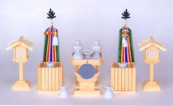 神具フル中（灯篭桧電池式小に変更）
