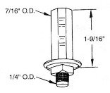 6 Pack of N6546 BIFOLD DOR PIVOT BOT MT
