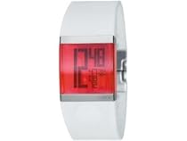 Fossil - PH1102 - Crystal Starck PH1102 - Num&eacute;rique - Montre Mixte- Bracelet en Caoutchouc