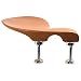 Guarneri 3/4 - 4/4 Violin Chinrest - Boxwood with Hill Bracket