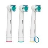 Oral B EB17-3 Power Toothbrush Replacement Brush Heads (3 Adult Refills)