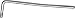 TREMOLO ARM (FITS FLOYD) CHROME