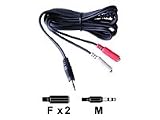 StarTech MUY6MFF 3.5mm PC Speaker Y Cable M to F/F (6 Feet)