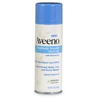 Aveeno Active Naturals Positively Smooth Shave Gel with Natural Soy - 7 Oz