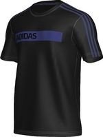 Adidas Herren Kurz&auml;rmliges Shirt Lin, black/prime ink blue s12, XXL, X27514 Preisvergleich