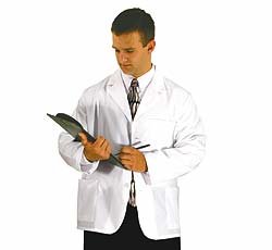 White Swan Mens Consultation Coat