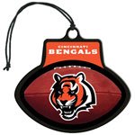 Official NFL Licensed Team Logo Air Freshener Vanilla Scent - Cincinnati Bengals
