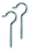 Battalion 1WBN4 Ceiling Hook, Zinc, Length 3 3/4 In, PK 20