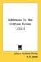 Addresses To The German Nation (1922)