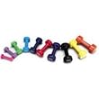 Deluxe Vinyl Dumbbells - 8 lb - Black - 1 pair