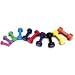 Health & Personal Care : Deluxe Vinyl Dumbbells - 3 lb - Lime - 1 pair
