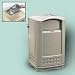 Plaza Indoor/Outdoor 50-Gallon Waste Container with Ash Top, Beige
