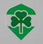 3 Sets - IRELAND IRISH SHAMROCK - Hard Poly Flights
