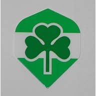 3 Sets - IRELAND IRISH SHAMROCK - Hard Poly Flights