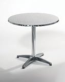 Allan Aluminum Round IndoorOutdoor Table 31.5 Width