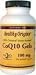 Coq10 100mg 150 Softgels from Healthy Origins CoQ10 Gel is essential to the production of energy in the mitochondria, the power plant, of every cell in the human body. CoQ10 Gels is recognized as a miracle antioxidant. Numerous clinical studies show that sufficient levels of CoQ10 can strengthen the heart and elevate energy while low levels are linked to cardiovascular disease. CoQ10 supplementation has also been shown to be an effective adjunct treatment to conjunctive heart failure, angina pectoris, high blood pressure, arteriosclerosis, mitral valve prolapse and periodontal disease, as well as helpful in the treatment of muscular dystrophy, chronic fatigue, diabetes, allergies, weight loss, AIDS, liver problems, as a powerful antioxidant for the brain and in potentiating the immune system. CoQ10 is fat soluble and experts recommend it be taken in soft gels which suspends the ingredient in oil for effective assimilation into the body. UPC: 603573350178
