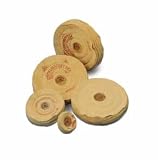 CHAMOIS POLISHING WHEEL BUFFS 3" DIAMETER X 12 PLY 3 ROWS OF STITCHING