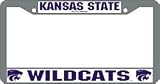 Kansas State Wildcats Chrome License Plate Frame