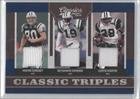 2010 Classics Classic Triples Jerseys #3 - Wayne Chrebet/Keyshawn Johnson/Curtis Martin/50